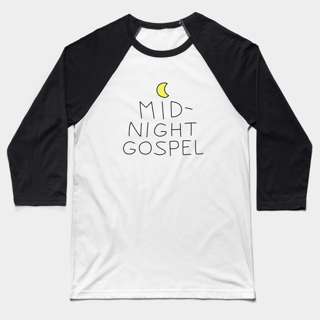 Midnight Gospel Baseball T-Shirt by Wetchopp